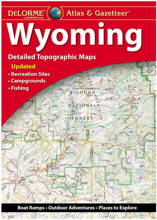 Delorme Mapping Atlas Gazeteer Wyoming