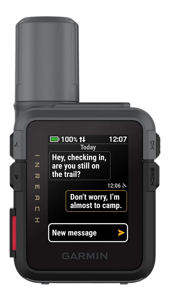 Garmin 0100338700 inReach Mini 3 Black/Gray Size Compact Sunlight-Readable/