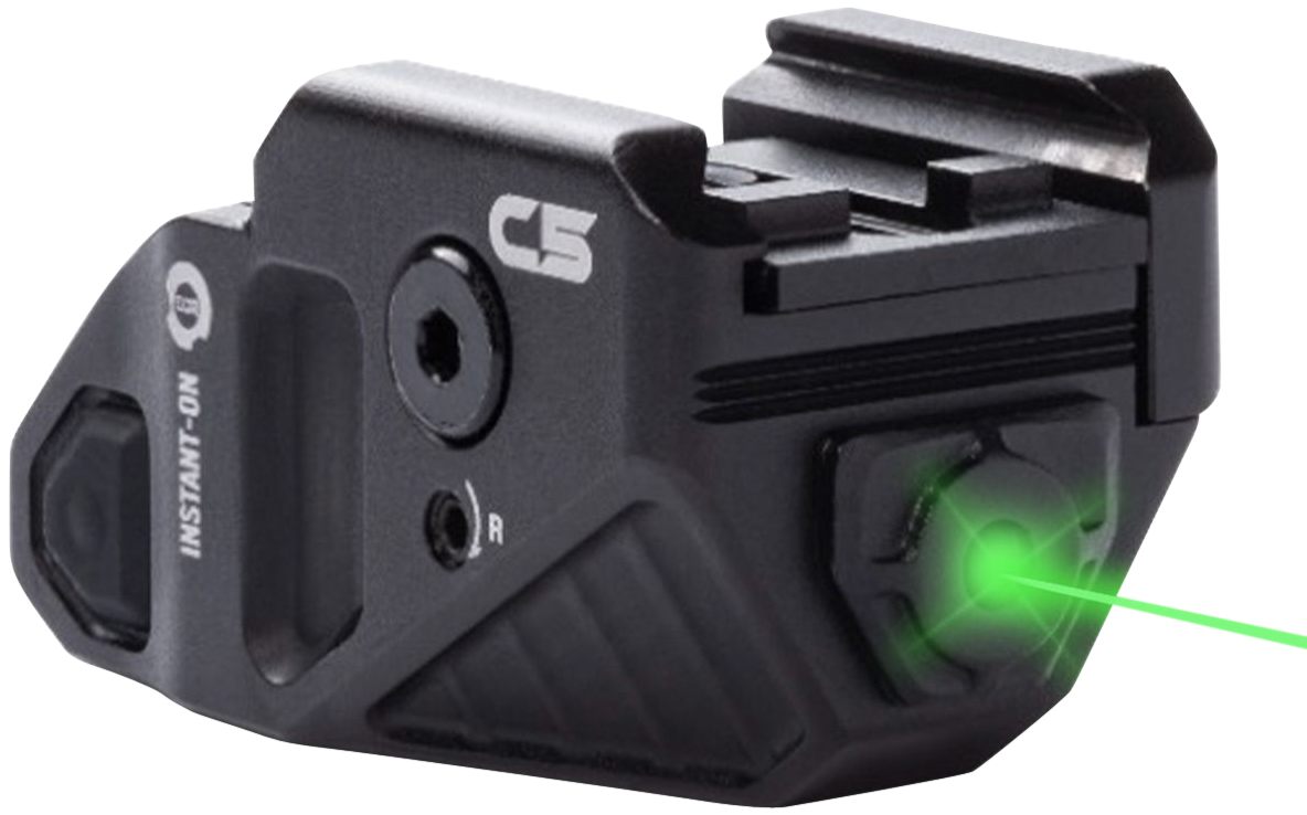 Viridian Green Lasers C5 Universal Sight with Rechargeable Battery w SAFECh
