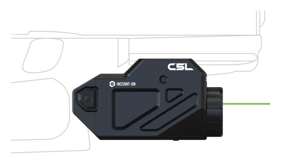 Viridian Green Laser 9300027 C5L with SAFECharge C Series Black 650 Lumens view 3