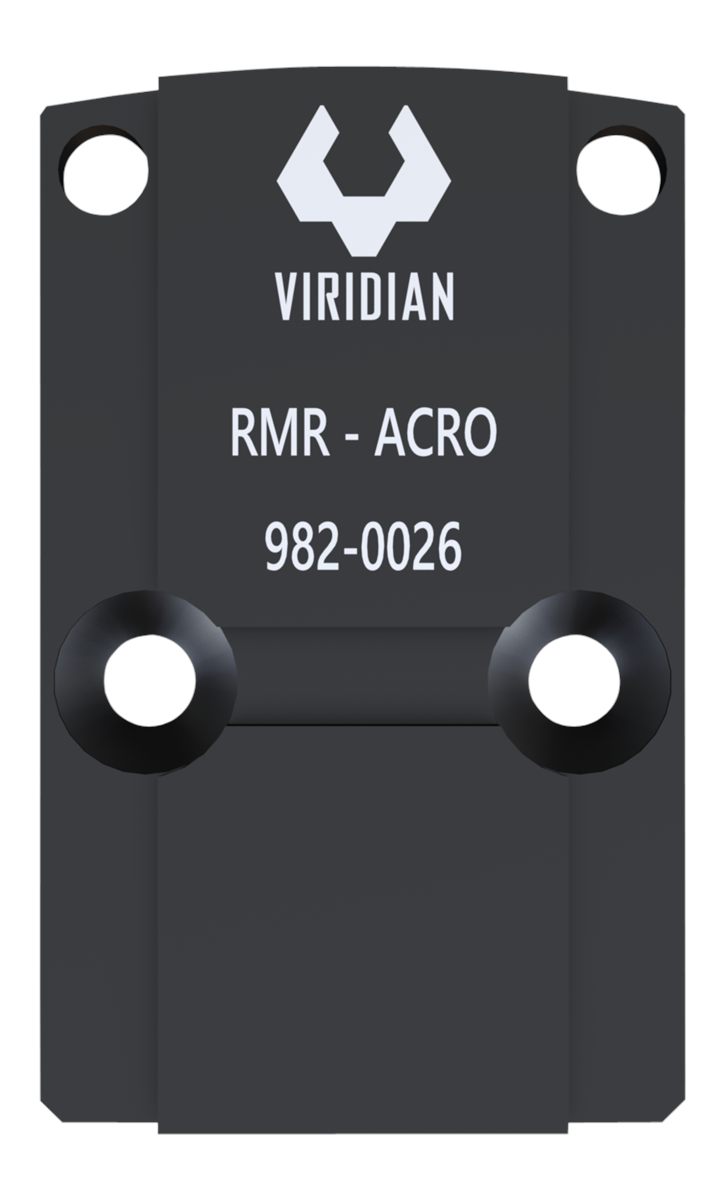 Viridian Green Lasers 9820026 RFX45 RMR Mounting Adapter Black Anodized