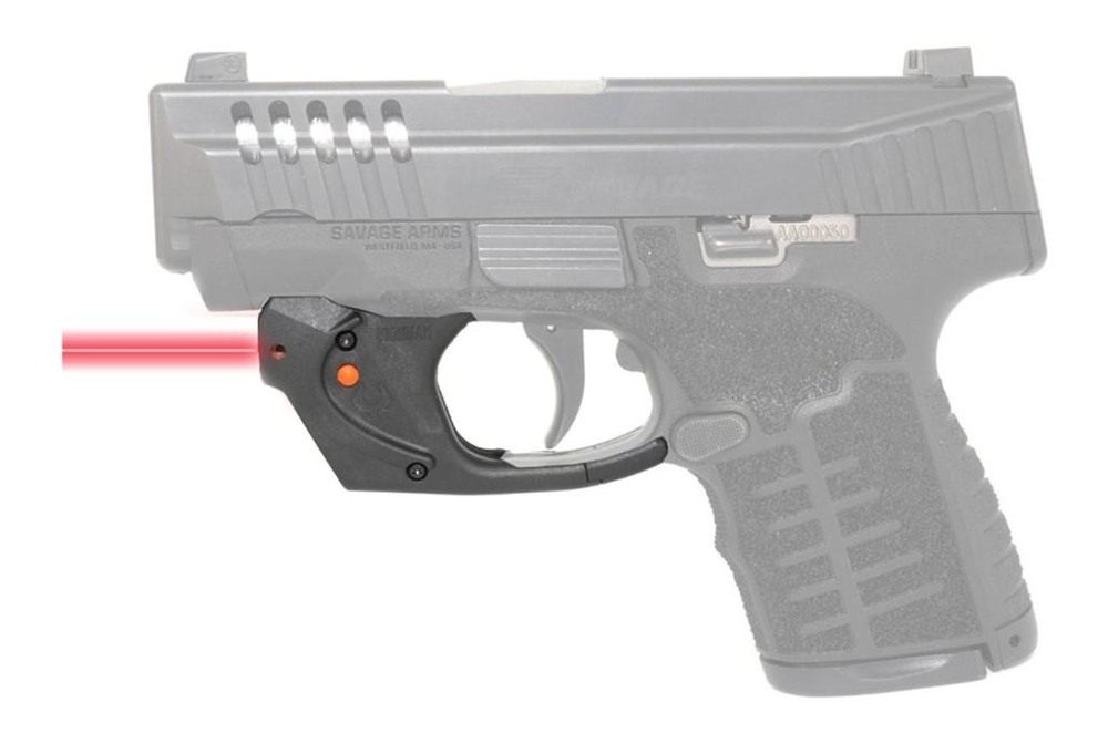 Viridian Green Laser E Series Red Black Savage Stance w/ Kydex Holster IWB view 2