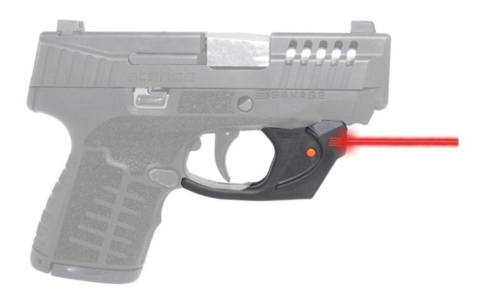 Viridian Green Laser E Series Red Black Savage Stance w/ Kydex Holster IWB view 3