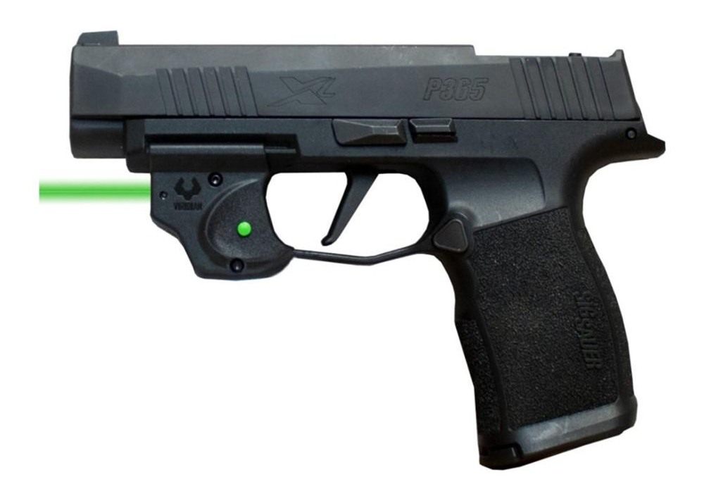 Viridian Green Laser E Series Black Sig P365 with Kydex IWB Holster RH view 3