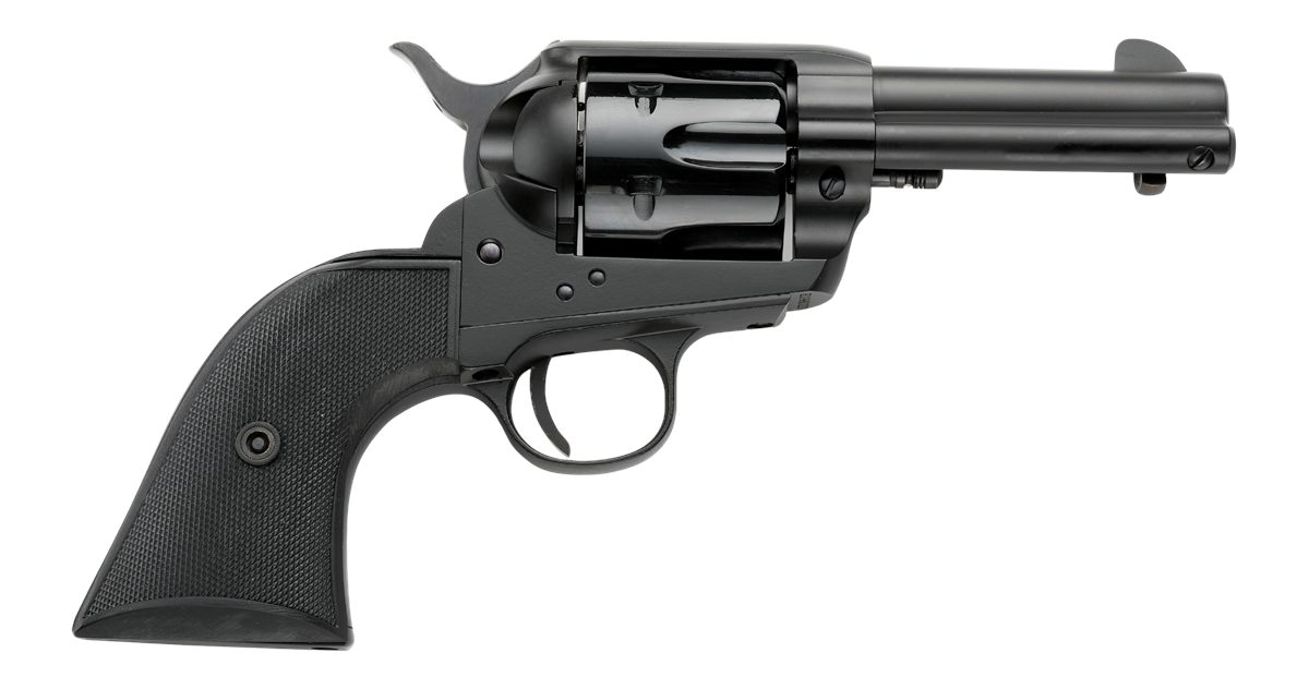 EMF Pietta PFI38ALLOYAS312CB 38 Super 6 Shot 3.50in Matte Black Steel Barre