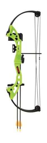 BEAR ARCHERY YOUTH COMPOUND BOW BRAVE RH GREEN AGE 8+