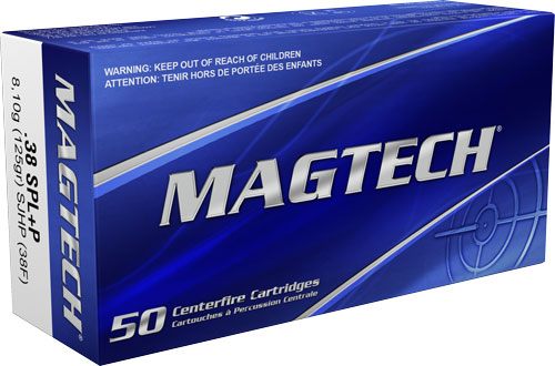Magtech 38F Range/Training 38 Special+P 125gr Semi Jacketed Hollow Point 50 view 2