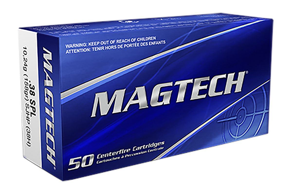 Magtech 38H Range/Training 38 Special+P 158gr Semi Jacketed Hollow Point 50