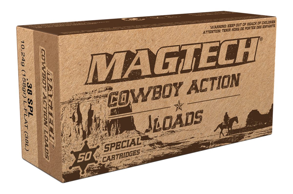 Magtech 38L Cowboy Action 38 Special 158gr Lead Flat Nose 50 Per Box/20 Cas
