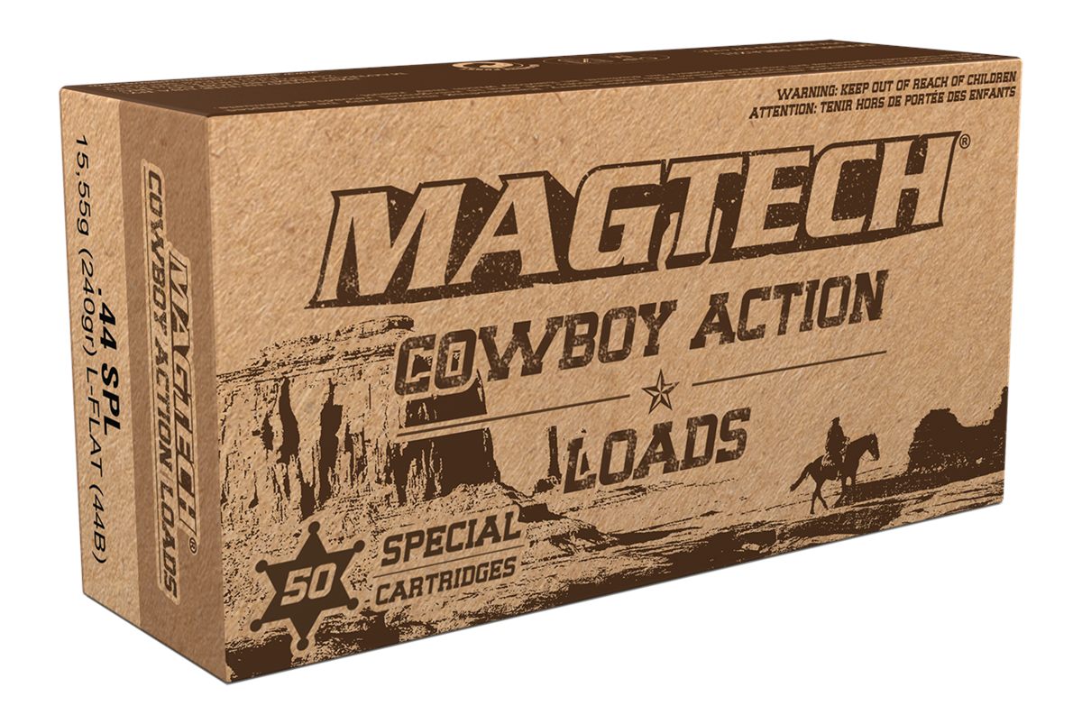 Magtech 44B Cowboy Action 44S WSpl 240gr Lead Flat Nose 50 Per Box/20 Case