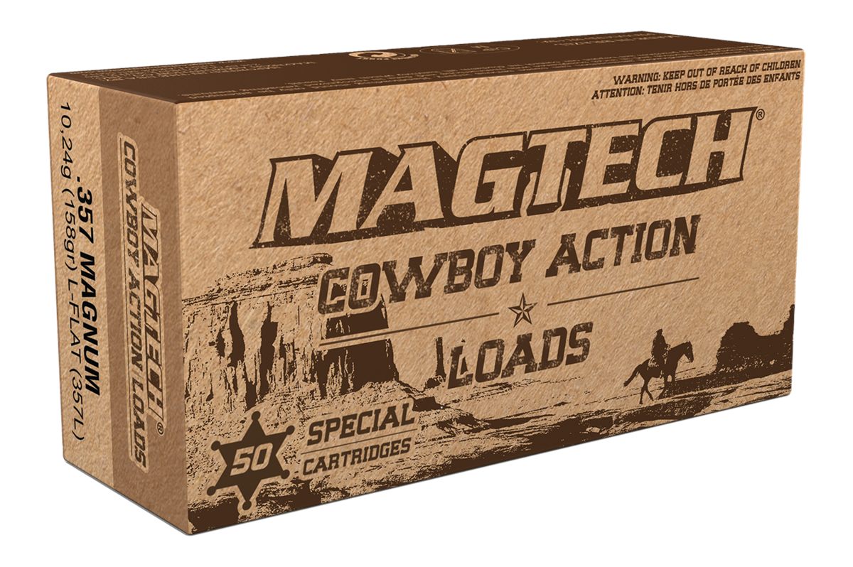 Magtech 357L Cowboy Action 357 158gr Lead Flat Nose 50 Per Box/20 Case