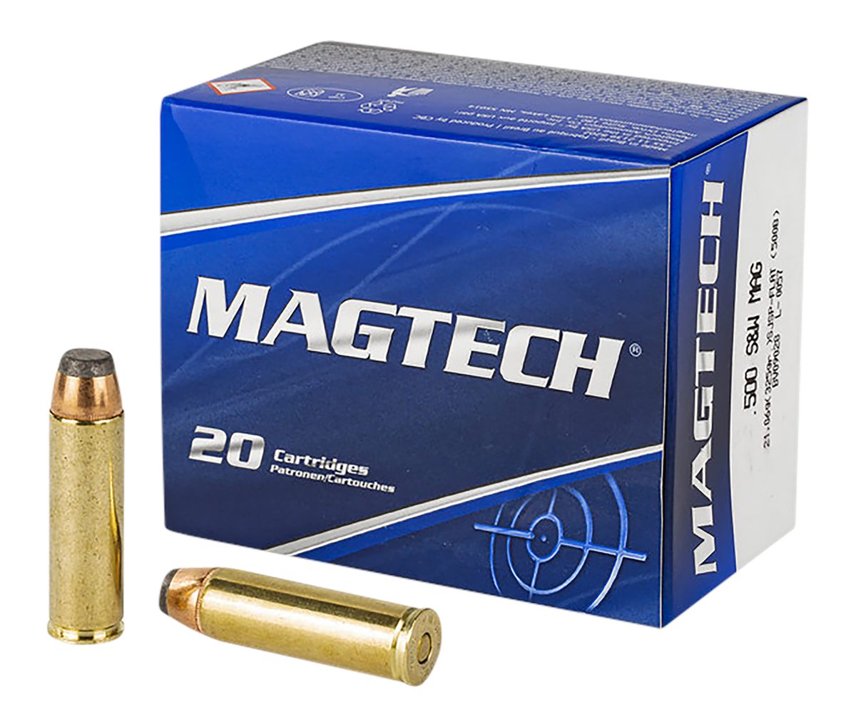 Magtech 500B Range/Training 500S WMag 325gr Semi Jacketed Soft Point Flat 2