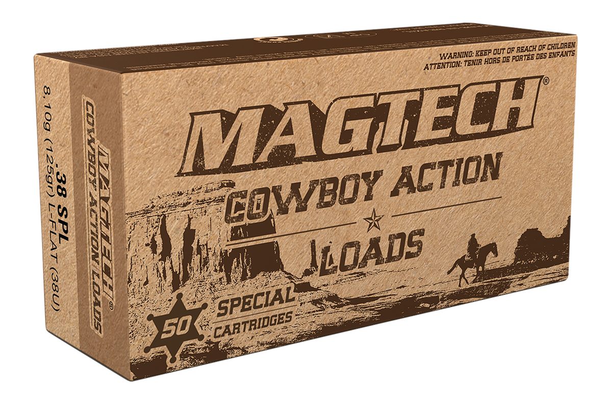 Magtech 38U Cowboy Action 38 Special 125gr Lead Flat Nose 50 Per Box/20 Cas