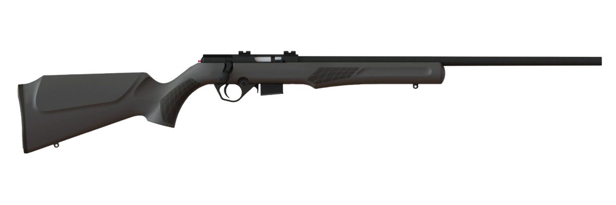 Rossi RB17H2111 Full Size 17 HMR 5+1, 21in Matte Black Button Rifled Free F