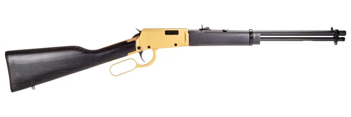 Rossi Braztech RL22181WD-GLD2 Rio Bravo 22 LR 15+1 18in Polished Black Barr