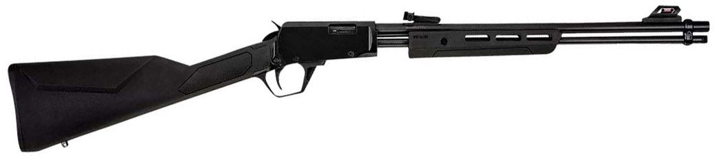 Braztech International Rossi Gallery Pump 22 WMR 12+1 20in, Black, Polished view 2