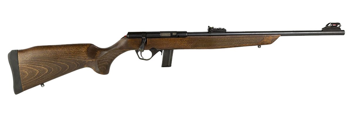 Rossi Braztech RB22L1811WD Full Size 22 LR 10+1 18in Matte Black Steel Barr