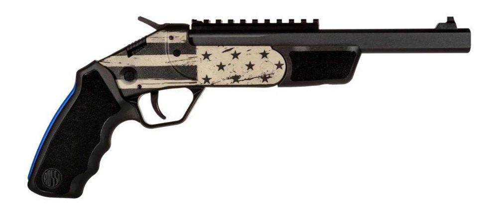 Rossi Brawler US Flag Handgun 45 Colt/410 ga 1rd Capacity 9in Barrel Black view 2