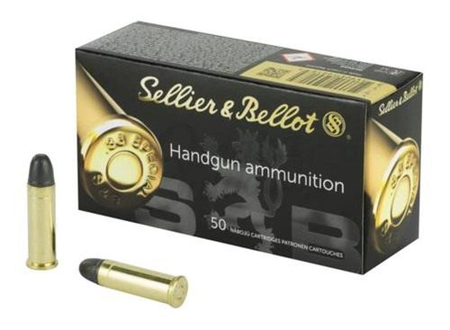 Sellier Bellot SB38A Handgun 38 Special 158gr Lead Round Nose 50 Per Box/20 view 2