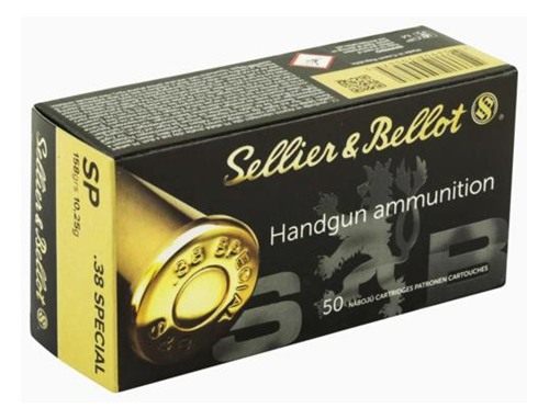 Sellier Bellot SB38C Handgun 38 Special 158gr Soft Point 50 Per Box/20 Case view 2