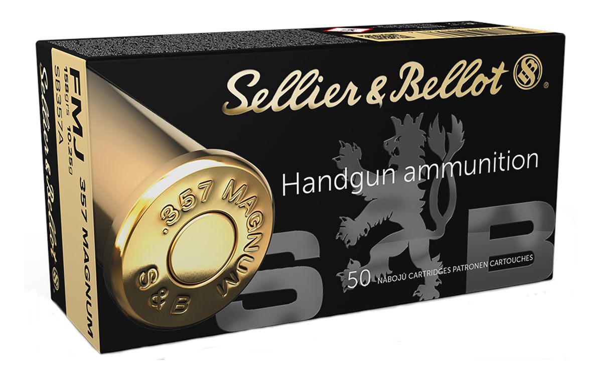 Sellier Bellot SB357A Handgun 357 Mag 158gr Full Metal Jacket 50 Per Box/20