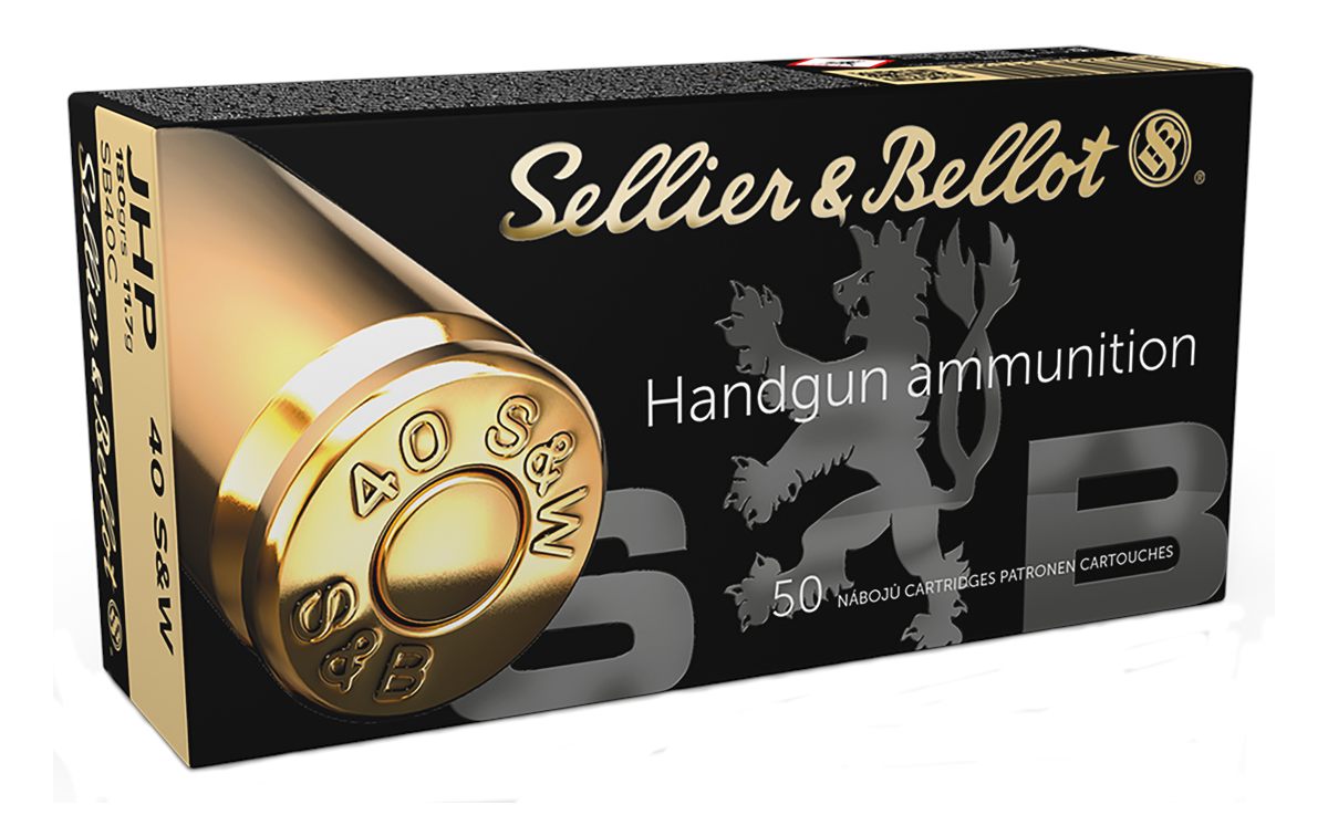 Sellier Bellot SB40C Handgun 40S W 180gr Jacketed Hollow Point 50 Per Box/2