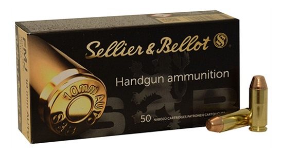 Sellier Bellot SB10A Handgun 10mmAuto 180gr Full Metal Jacket 50 Per Box/20 view 2