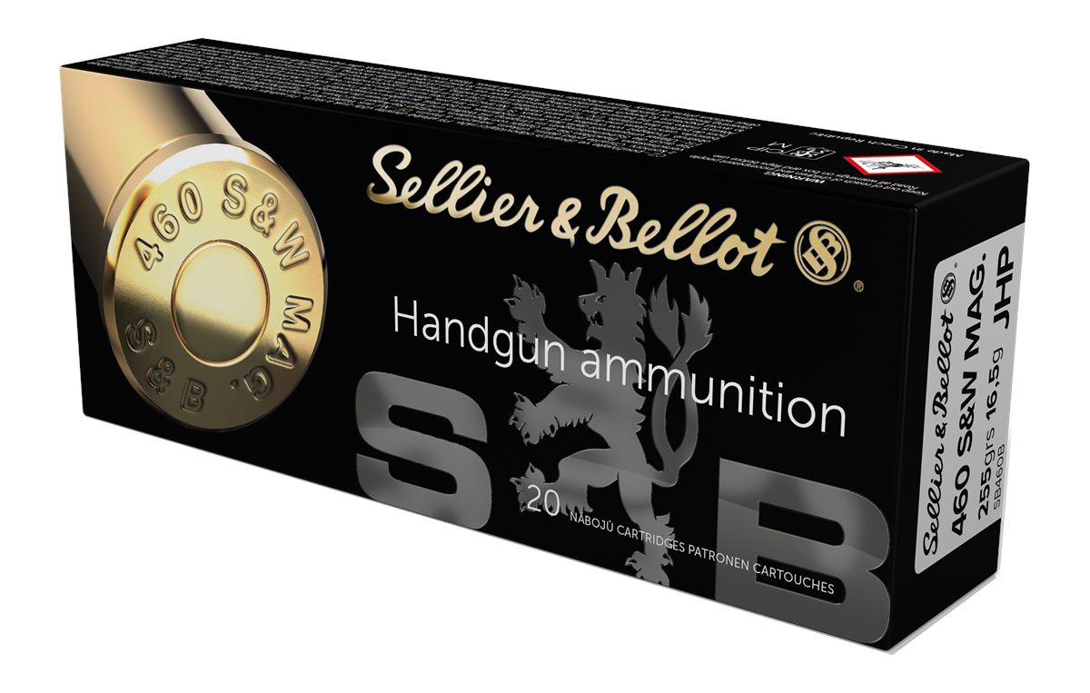 Sellier Bellot SB460B Handgun 460S WMag 255gr Jacketed Hollow Point 20 Per