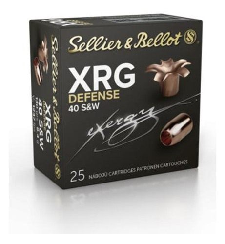 Sellier Bellot SB40XA XRG Defense 40S W 130gr Solid Copper Hollow Point 25 view 2