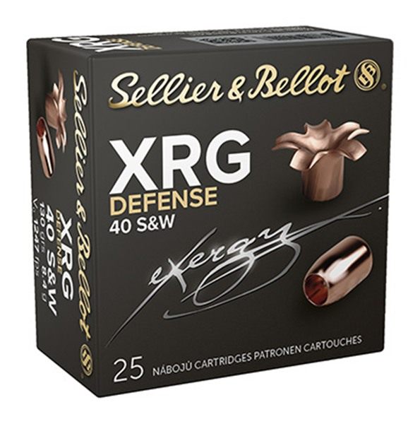 Sellier Bellot SB40XA XRG Defense 40S W 130gr Solid Copper Hollow Point 25 view 3