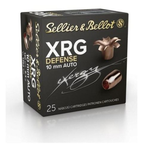 Sellier Bellot SB10XA XRG Defense 10mmAuto 130gr Solid Copper Hollow Point view 2