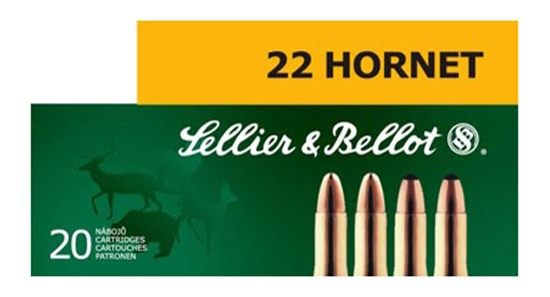 Sellier Bellot SB22HB Rifle 22 Hornet 45gr Soft Point 20 Per Box/90 Case view 4