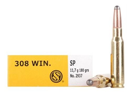Sellier Bellot SB308C Rifle 308 Win 180gr Soft Point 20 Per Box/25 Case view 3