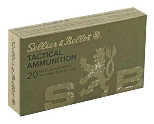 Sellier Bellot Rifle Ammunition 7.62x39mm 123 gr FMJ 2420 fps 20/ct view 2