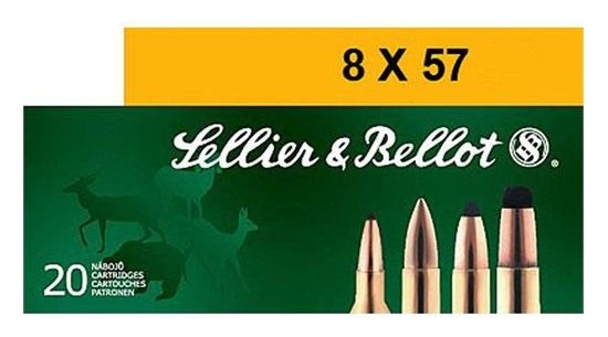 Sellier Bellot SB857JRA Rifle 8x57mmJR 196gr Soft Point 20 Per Box/20 Case view 2
