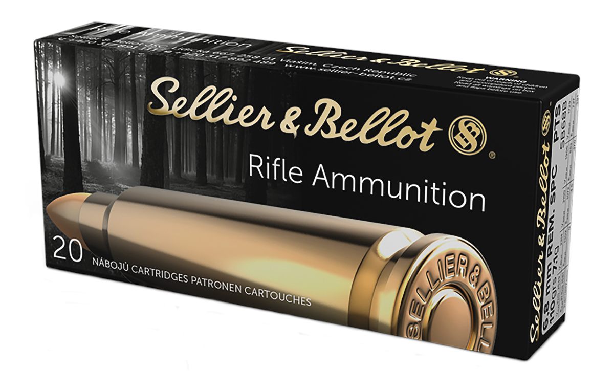 Sellier Bellot SB68B Rifle 6.8mmRemSPC 110gr Plastic Tip Special 20 Per Box
