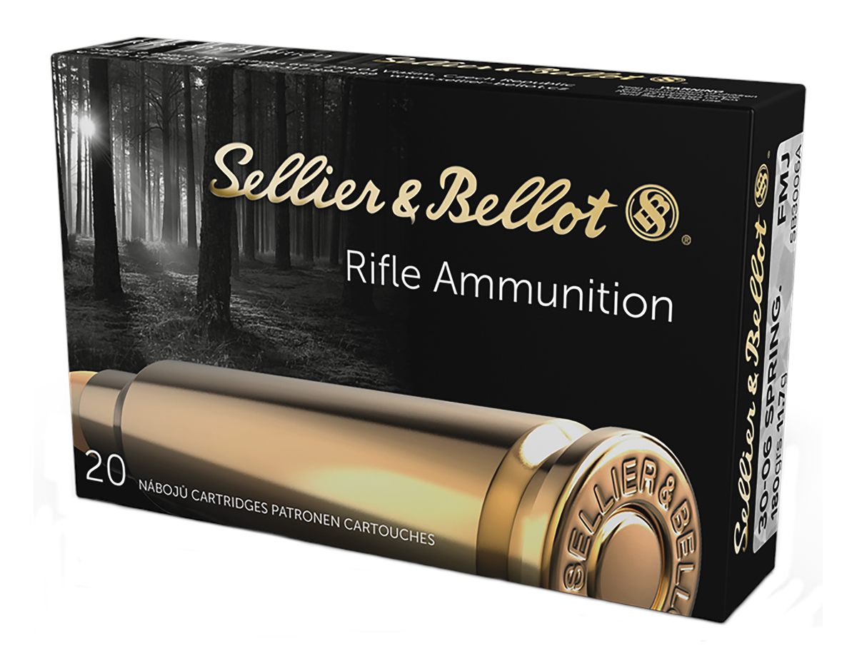 Sellier Bellot SB3006A Rifle 30-06 Springfield 180gr Full Metal Jacket 20 P
