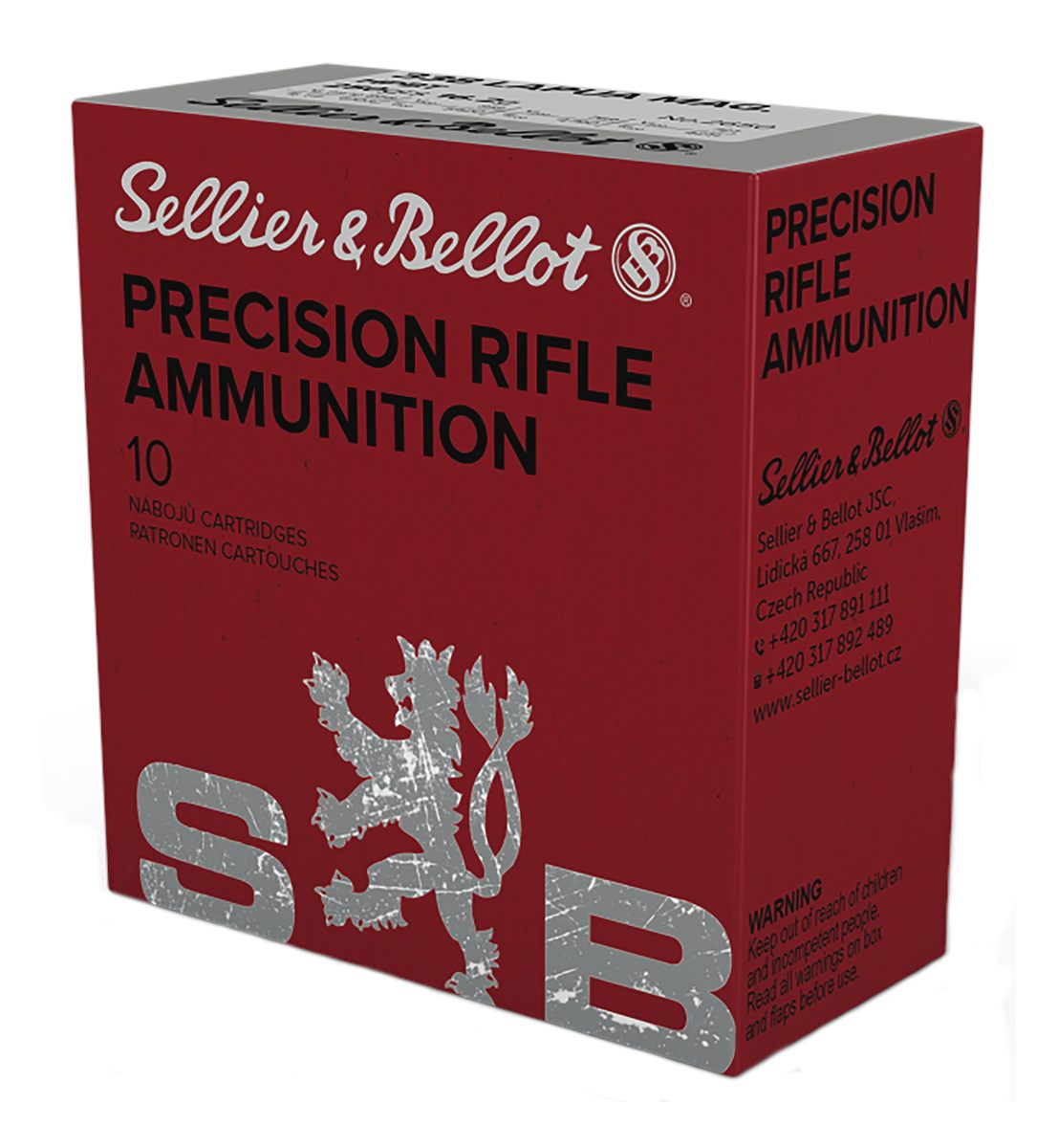Sellier Bellot SB338LMA Rifle 338 LapuaMag 250gr Hollow Point Boat Tail 10