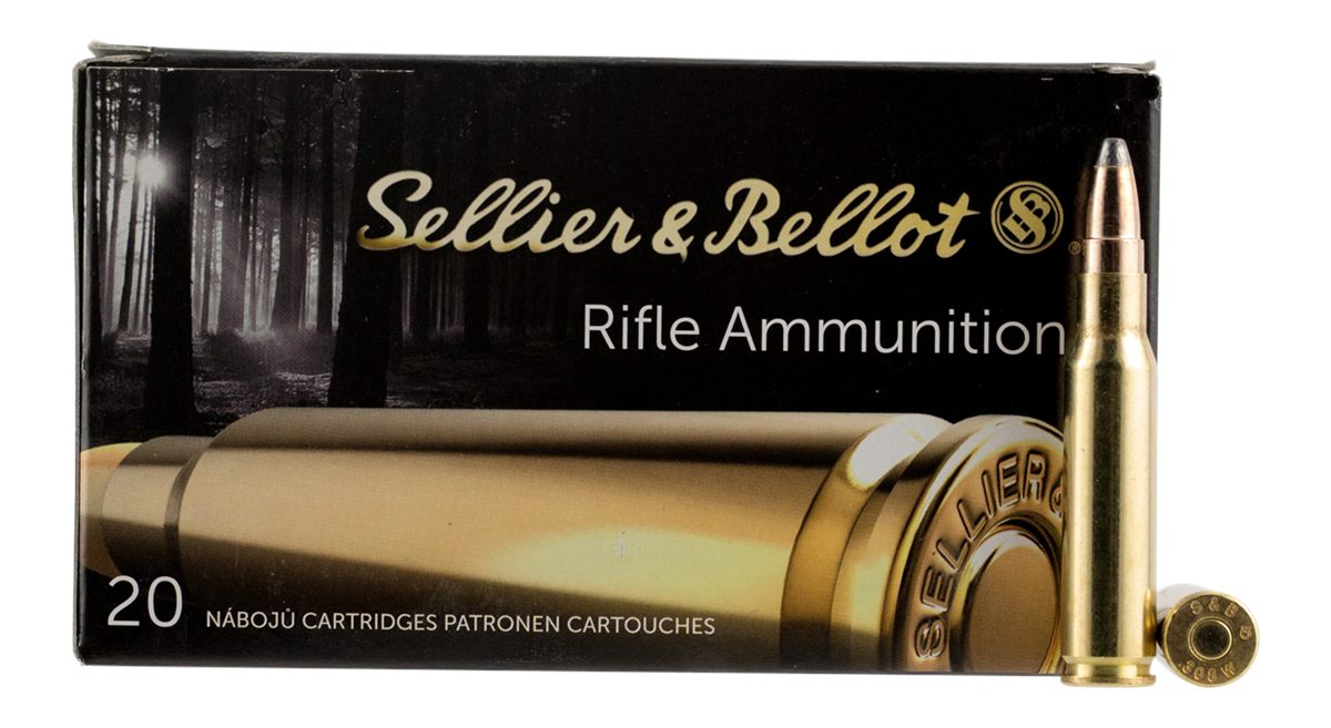 Sellier Bellot SB308F Rifle 308 Win 180gr Soft Point Cut Through Edge 20 Pe
