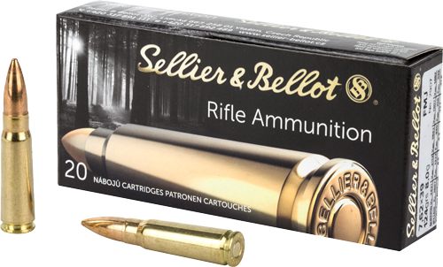 Sellier Bellot SB76239A Rifle 7.62x39mm 124gr Full Metal Jacket 20 Per Box/ view 3