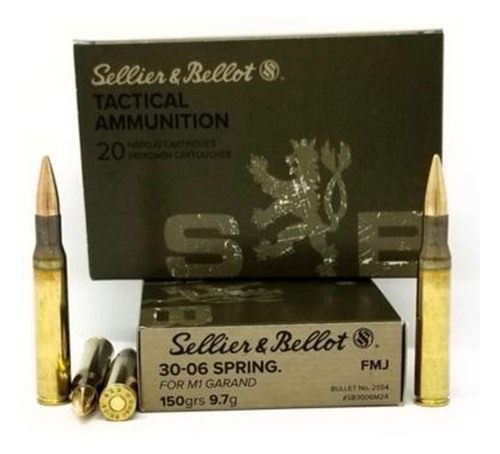 Sellier Bellot SB3006M2 Rifle 30-06 Springfield 150gr Full Metal Jacket 20 view 4