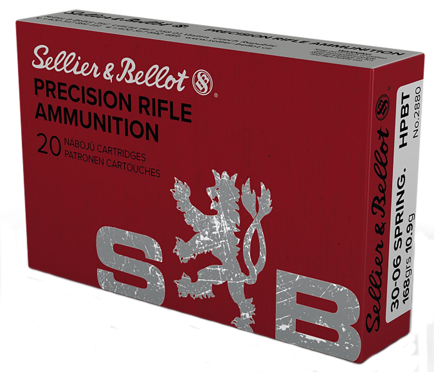 Sellier Bellot SB3006D Rifle 30-06 Springfield 168gr Hollow Point Boat Tail