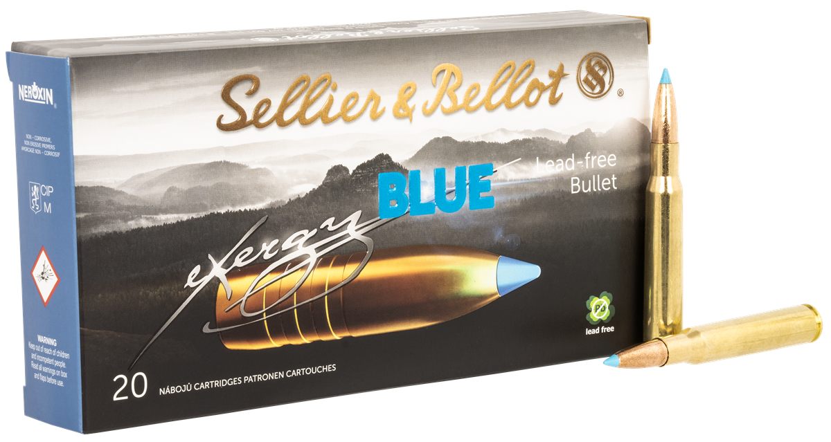 Sellier Bellot SB3006XA eXergy 30-06 Springfield 165gr TAC Blue 20 Per Box/