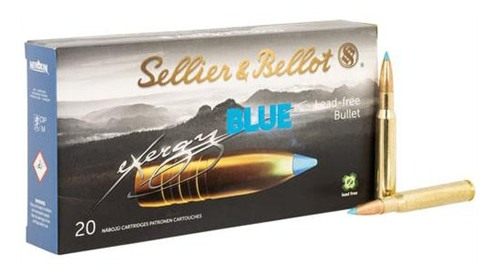 Sellier Bellot SB3006XA eXergy 30-06 Springfield 165gr TAC Blue 20 Per Box/ view 3