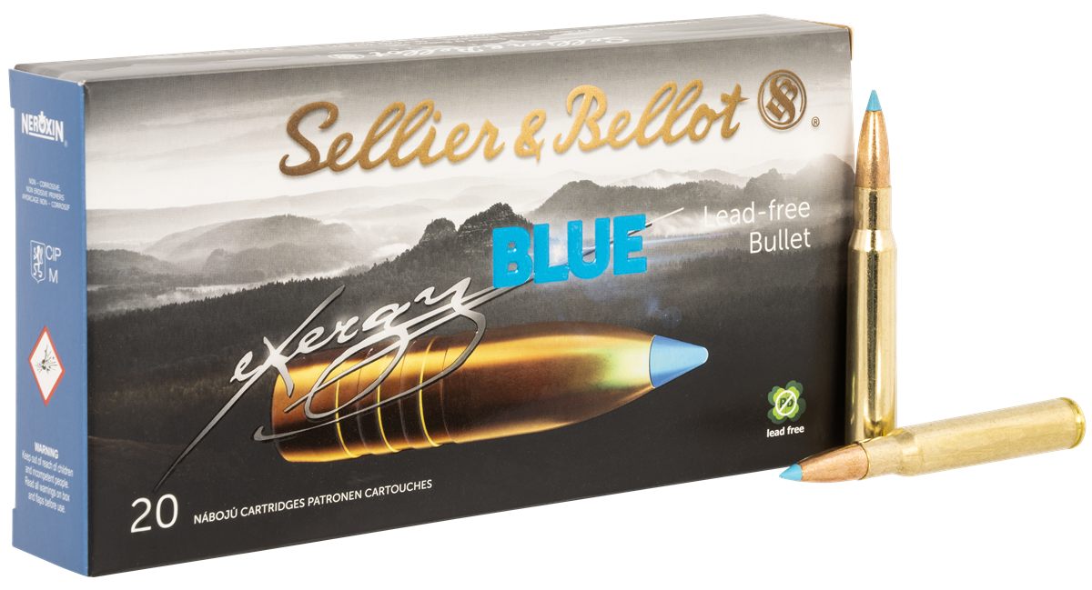 Sellier Bellot SB3006XB eXergy 30 06 Springfield 180gr TAC Blue 20 Per Box/