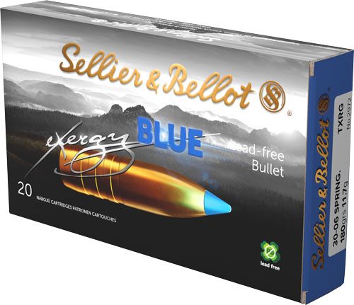 Sellier Bellot SB3006XB eXergy 30 06 Springfield 180gr TAC Blue 20 Per Box/ view 2