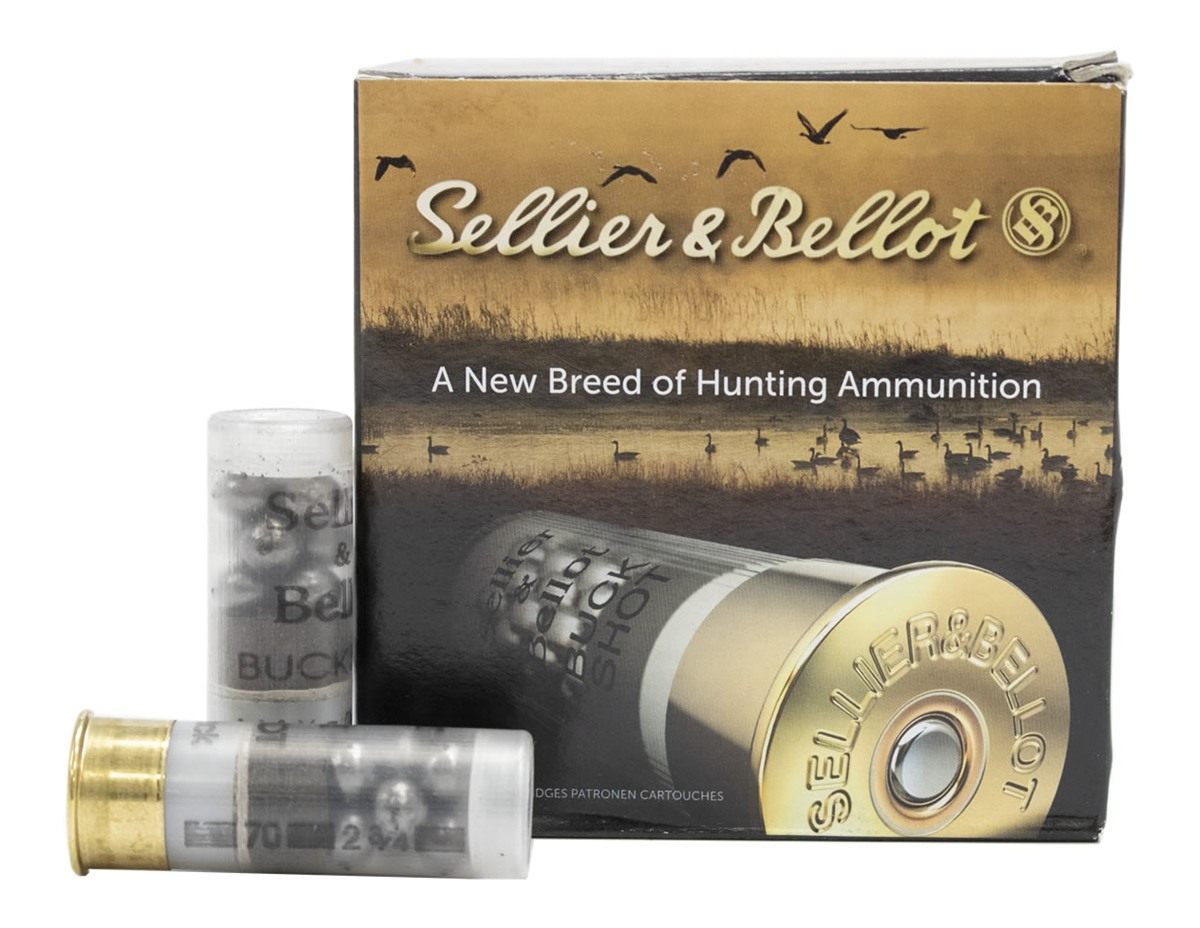 Sellier Bellot SB12BSG Hunting 12 Gauge 2.75in 9 Pellets 1 1/8oz 00 Buck Sh view 2