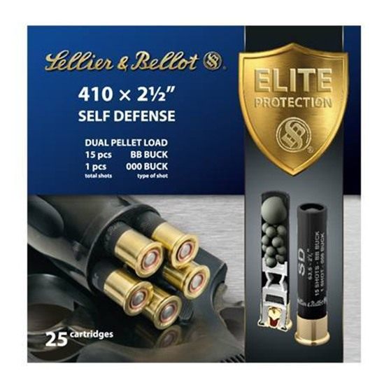 Sellier Bellot Buckshot 410SD 2 1/2in 1- 000 15 BB 25RD BOX 20 PER Case