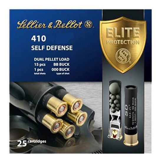 Sellier Bellot SB410SDB Self Defense 410 Gauge 3in 15 Pellets 11/16oz 000 B view 2