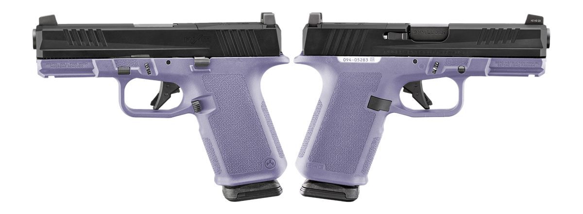 Ruger RXM 9MM Pistol 4in BBL Crushed Orchid Purple Magpul EHG, 2-15RD Mags